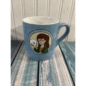 Ceramic MTV Daria & Skull Sarcasm It's a Great Way to Deal 14oz  Coffee Mug